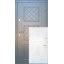 Двери входные в квартиру Рока двухцветная Ваш ВиД Графит/Белое дерево 860,960х2050х75 Левое/Правое Херсон