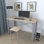 Письменный стол Ferrum-decor Драйв 750x1000x700 Серый металл ДСП Дуб Сонома 16 мм (DRA074) Днепр