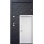 Двери входные в квартиру Онтарио двухцветная Ваш ВиД Софт черный/Белый супермат 860,960х2050х95 Левое/Правое Одесса