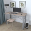 Письменный стол Ferrum-decor Драйв 750x1200x600 Серый металл ДСП Дуб Сонома Трюфель 16 мм (DRA033) Кропивницький