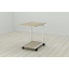 Стол приставной Ferrum-decor Френу 62x40x60 металл Белый ДСП Дуб Сонома 16мм (FRE0011) Херсон