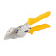 Ножницы для резки пластиковых профилей с транспортиром MASTERTOOL 220 мм Yellow (01-0200) Свеса