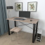 Письменный стол Ferrum-decor Драйв 750x1200x600 Черный металл ДСП Дуб Сонома Трюфель 16 мм (DRA026) Ужгород