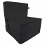 Бескаркасное кресло раскладушка Tia-Sport Поролон 210х80 см (sm-0920-32) черный Дніпро