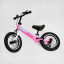 Велобег Corso 12" Run-a-Way колеса резиновые Pink (127204) Рівне
