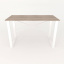 Письменный стол Ferrum-decor Драйв 750x1200x600 Белый металл ДСП Дуб Сонома Трюфель 16 мм (DRA040) Херсон