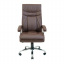 Офисное кресло руководителя Richman Burgas VIP Хром M3 MultiBlock Натуральная Кожа Lux Италия Коричневый Новое