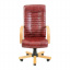 Офисное кресло руководителя Richman Atlant VIP Wood Бук M1 Tilt Натуральная Кожа Lux Италия Madras Бордовый Чернигов