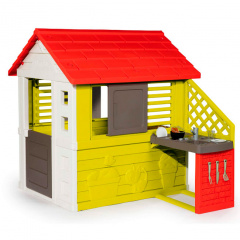Игровой детский домик Солнечный с летней кухней Smoby OL29498 Токмак