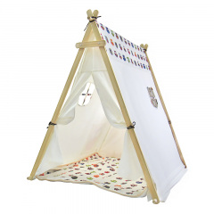 Детская игровая палатка Littledove TT-TO1 Лесные совы 130 х 102 см Белый (6726-23341) Київ