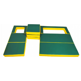 Комплект мебели-трансформер Tia-Sport Маты желто-зеленый (sm-0736)