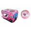 Детская палатка Yufeng Фургончик с мороженым 110 х 70 х 70 см Pink (149884) Червоноград