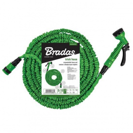 Растягивающийся шланг (комплект) TRICK HOSE 7-22м – зеленый пакет Bradas