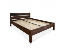 Ліжко Релінг бук коричневий 180х200 Акрилові матеріали (Лак)
