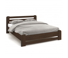 Ліжко Монтана бук коричневий 160х200 Акрилові матеріали (Лак)