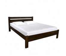 Ліжко Невада бук коричневий 180х200 Акрилові матеріали (Лак)
