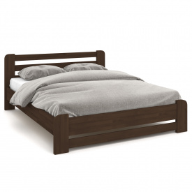 Ліжко Монтана бук коричневий 120х200 Акрилові матеріали (Лак)