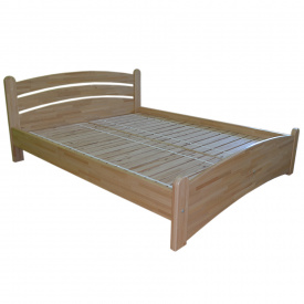 Ліжко Келлі бук натуральний 140х200 Акрилові матеріали (Лак)