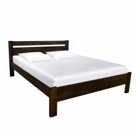 Ліжко Невада бук коричневий 180х200 Акрилові матеріали (Лак)