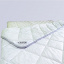 Ковдра з вовни мериносів Fagus 200х200 "Ultra Lite" Легка колір Сірий/Білий у сіру смужку Ковель