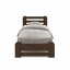 Ліжко Монтана бук коричневий 80х200 Акрилові матеріали (Лак) Чернівці