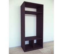 Шкаф для вещей Tobi Sho Альва-1 Люкс, 1800х800х550 мм цвет Венге