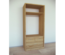 Шкаф для вещей Tobi Sho Альва-4 Люкс, 1800х800х550 мм цвет Орех Лион