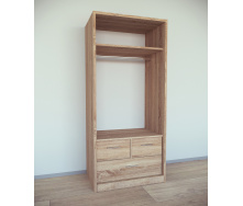 Шкаф для вещей Tobi Sho Альва-4 Люкс, 1800х800х550 мм цвет Дуб Сонома