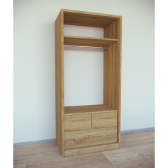 Шкаф для вещей Tobi Sho Альва-4 Люкс, 1800х800х550 мм цвет Орех Лион Жмеринка