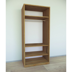 Шкаф для вещей Tobi Sho Альва-2 Люкс, 1800х800х550 мм цвет Орех Лион