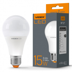 Лампа LED VIDEX A65e 15W E27 4100K