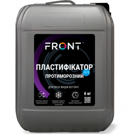 Пластифікатор протиморозний для всіх видів бетону FRONT (5 л)