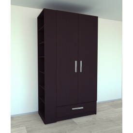 Шкаф для вещей Tobi Sho Элин-2, 2200х1200х600 мм цвет Венге