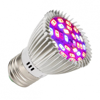 Фітолампа для рослин світлодіодна UKC E27 28 LED 8 Вт
