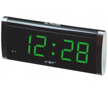 Електронний годинник з пам'яттю VST 730 Чорний (R0185)