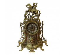 Бронзовий настільний годинник Virtus Lions Bola (5548vi)