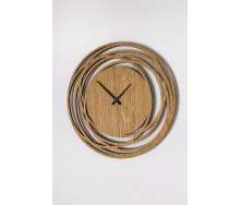 Годинник дерев'яний Moku Shirakawa 38 x 38 см Коричневий