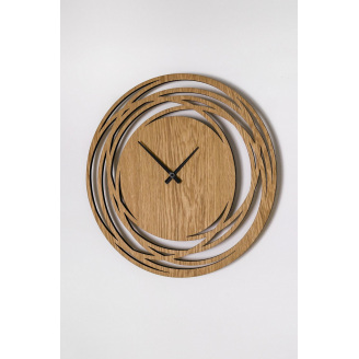 Годинник дерев'яний Moku Shirakawa 38 x 38 см Коричневий