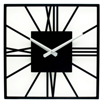 Настінний Годинник Glozis New York 35х35 см Чорний (B-024)