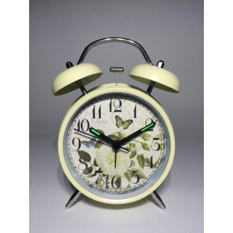 Настільний годинник з будильником Luminova SK17345 Harli Beige