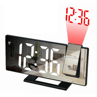 Дзеркальний електронний годинник з проектором часу OPT-TOP з будильником і календарем (2103354304)