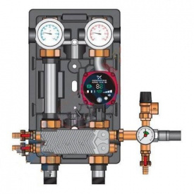 Насосна група Meibes D UK HE 1 з насосом Grundfos Alfa2 25-60 нерж т о 20 пл 104.20.025.20 GFP