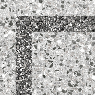 Плитка керамічна плитка Golden Tile Step corner сірий 300x300x8 мм (L32740)