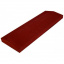 Коник для забору бетонний 285х680 мм червоний Луцьк