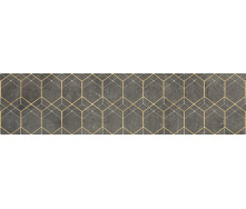 Керамогранитная плитка Cerrad Softcement Graphite Decor Geo Rect. декор 29,7х119,7 см (5903313315203)