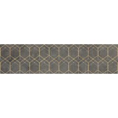 Керамогранитная плитка Cerrad Softcement Graphite Decor Geo Rect. декор 29,7х119,7 см (5903313315203) Надворная