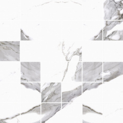 Керамогранитная плитка Cerrad Calacatta White мозаика 29,7х29,7 см (5903313319539) Івано-Франківськ