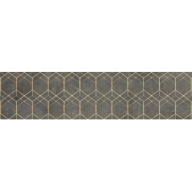 Керамогранитная плитка Cerrad Softcement Graphite Decor Geo Rect. декор 29,7х119,7 см (5903313315203)