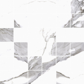 Керамогранитная плитка Cerrad Calacatta White мозаика 29,7х29,7 см (5903313319539)