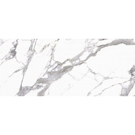 Керамогранитная плитка напольная матовая Cerrad Calacatta White Rect. 119,7х279,7 см (5903313315791)
